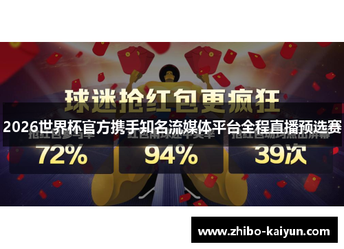 2026世界杯官方携手知名流媒体平台全程直播预选赛